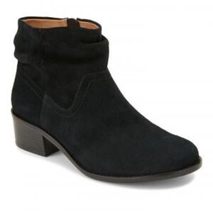 Vionic Women Kanela Water Resistant Ankle Leather Boots shoes sz 7